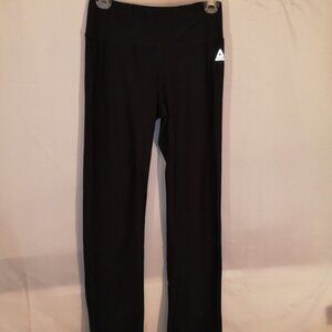 Reebok Ladies Straight Leg Black Athletic / Yoga Pants